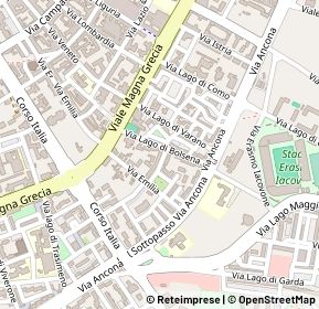 Mappa Via Lago di San Giuliano, 74121 Taranto TA, Italia (0.188)