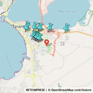 Mappa Via Lago Alimini Grande, 74121 Taranto TA, Italia (1.60533)