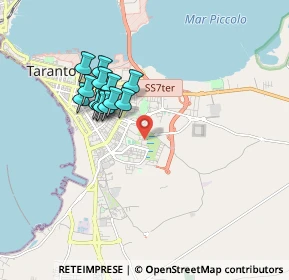 Mappa Via Lago Alimini Grande, 74121 Taranto TA, Italia (1.64231)