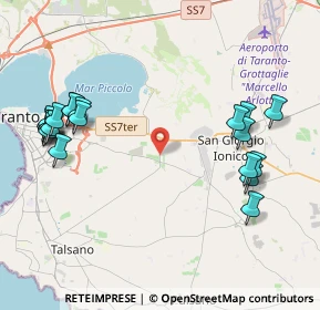 Mappa Strada Provinciale, 74121 Taranto TA, Italia (5.3155)