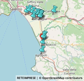 Mappa Via salvo d'aquisto, 84047 Capaccio SA, Italia (15.62067)