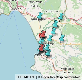 Mappa Via salvo d'aquisto, 84047 Capaccio SA, Italia (10.259)