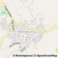 नक्शा Benetutti