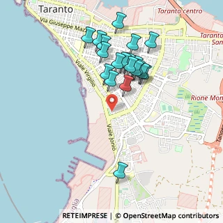 Mappa Via Georgiche, 74121 Taranto TA, Italia (0.954)