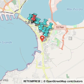 Mappa Via Georgiche, 74121 Taranto TA, Italia (1.70471)