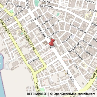 Mappa Via Lucania, 66, 74121 Taranto, Taranto (Puglia)