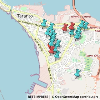 Mappa Piazza Lucania, 74100 Taranto TA, Italia (0.8795)