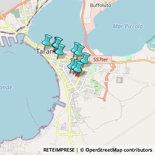 Mappa Via Istria, 74121 Taranto TA, Italia (1.28727)
