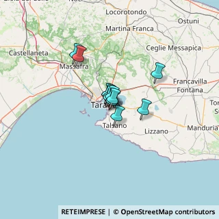 Mappa Via Puglie, 74121 Taranto TA, Italia (6.76)