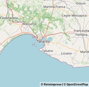 Mappa 74100 Taranto TA, Italia (7.81)