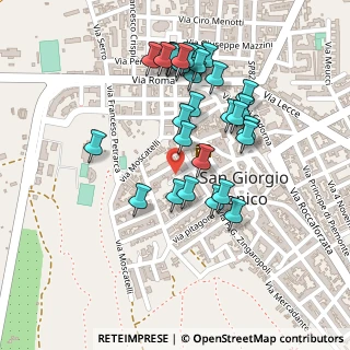 Mappa Via Emilio Como, 74027 San Giorgio Ionico TA, Italia (0.24)