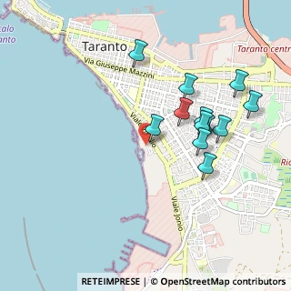 Mappa Via delle Ceramiche, 74121 Taranto TA, Italia (0.98083)