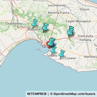 Mappa Via delle Ceramiche, 74121 Taranto TA, Italia (10.66692)