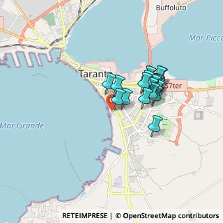 Mappa Via delle Ceramiche, 74121 Taranto TA, Italia (1.48)