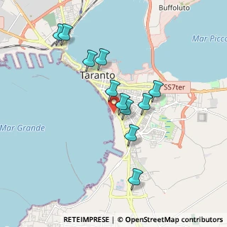 Mappa Via delle Ceramiche, 74121 Taranto TA, Italia (1.78545)