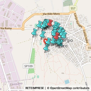 Mappa Via Ugo Foscolo, 74027 San Giorgio Ionico TA, Italia (0.33793)