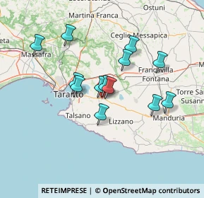 Mappa Via Ugo Foscolo, 74027 San Giorgio Ionico TA, Italia (12.59769)