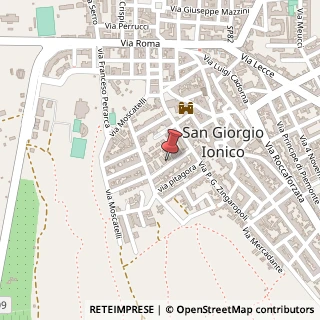 Mappa Via San Giovanni Bosco, 24, 74027 Carosino, Taranto (Puglia)