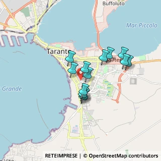 Mappa Via Generale Umberto Monteduro, 74121 Taranto TA, Italia (1.40077)