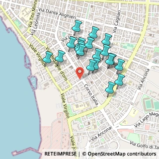 Mappa Via Generale Umberto Monteduro, 74121 Taranto TA, Italia (0.4235)