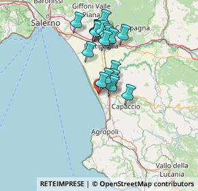 Mappa Via Francesco Gregorio, 84047 Capaccio SA, Italia (13.0035)