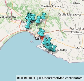 Mappa Piazza Lucania, 74121 Taranto TA, Italia (12.921)
