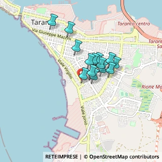 Mappa Piazza Lucania, 74121 Taranto TA, Italia (0.67286)