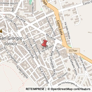 Mappa Via Umberto Giordano, 11, 74027 Carosino, Taranto (Puglia)