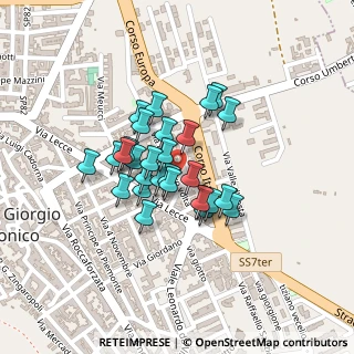 Mappa Via Alessandro Volta, 74027 San Giorgio Ionico TA, Italia (0.17241)