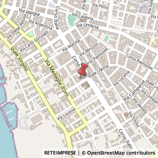 Mappa Via Gastone Mezzetti, 33/35, 74121 Taranto, Taranto (Puglia)