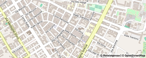 Mappa Tarente