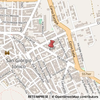 Mappa Via Lecce, 113, 74027 Carosino, Taranto (Puglia)