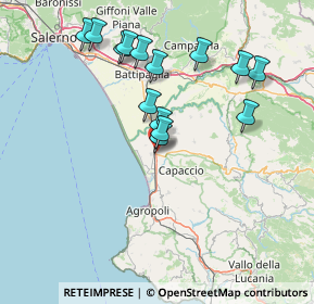 Mappa Via Rettifilo, 84047 Capaccio SA, Italia (15.67714)