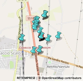 Mappa Via Rettifilo, 84047 Capaccio SA, Italia (0.30357)