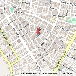 Mappa Via Lucania, 6, 74121 Taranto, Taranto (Puglia)