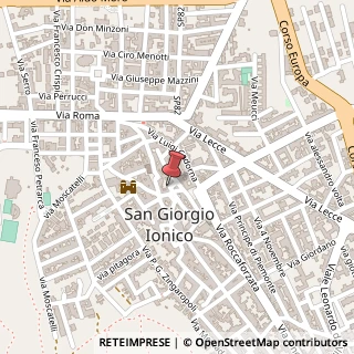 Mappa 8 Vico Umberto, San Giorgio Jonico, TA 74027, 74027 San Giorgio Ionico TA, Italia, 74027 Carosino, Taranto (Puglia)