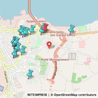 Mappa Via Brest, 74121 Taranto TA, Italia (1.43)