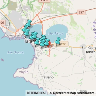 Mappa Via Brest, 74121 Taranto TA, Italia (2.89583)