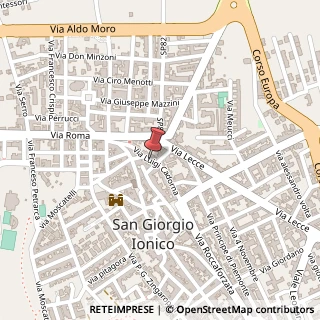 Mappa Via Luigi Cadorna, 38, 74027 Corato, Bari (Puglia)