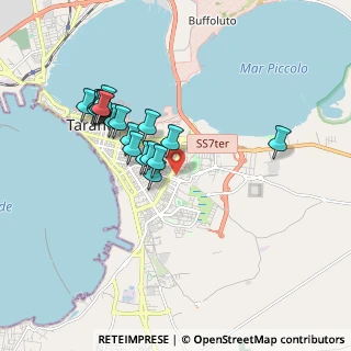 Mappa Via Lago D'Arvo, 74121 Taranto TA, Italia (1.77944)