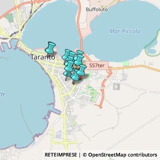 Mappa Via Lago D'Arvo, 74121 Taranto TA, Italia (0.9825)