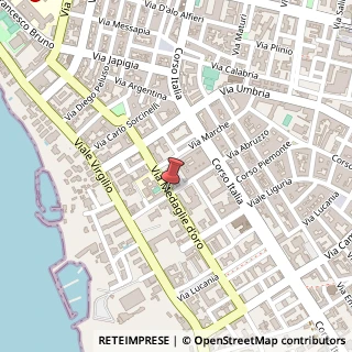 Mappa Via Medaglie d'Oro,  62, 74100 Taranto, Taranto (Puglia)