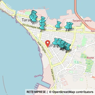 Mappa Via Ugo de Carolis, 74121 Taranto TA, Italia (1.0335)