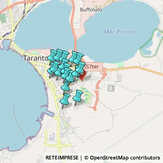 Mappa Via Cataldantonio Atenisio Carducci, 74121 Taranto TA, Italia (1.25882)