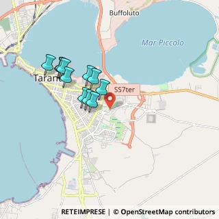 Mappa Via Fratelli Rosselli, 74121 Taranto TA, Italia (1.72545)