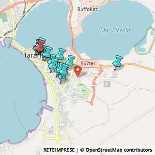 Mappa Via Fratelli Rosselli, 74121 Taranto TA, Italia (1.98059)