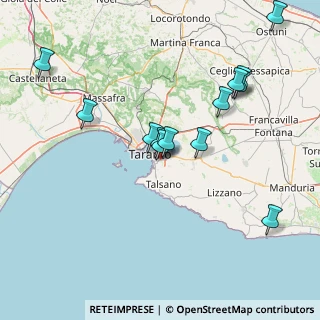 Mappa Via Fratelli Rosselli, 74121 Taranto TA, Italia (16.96231)