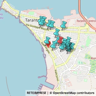 Mappa Via Colonnello Gustavo Lanza, 74121 Taranto TA, Italia (0.7855)