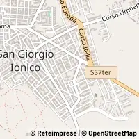 Mapa San Giorgio Ionico