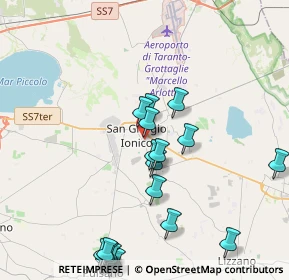 Mappa Via 4 Novembre, 74027 San Giorgio Ionico TA, Italia (5.142)